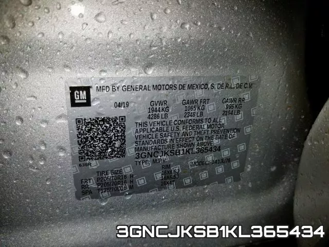 3GNCJKSB1KL365434 фото 2