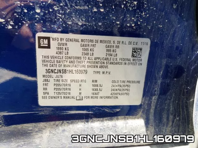 3GNCJNSB1HL160979 фото 2