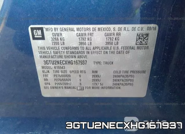 3GTU2NECXHG167937 фото 10