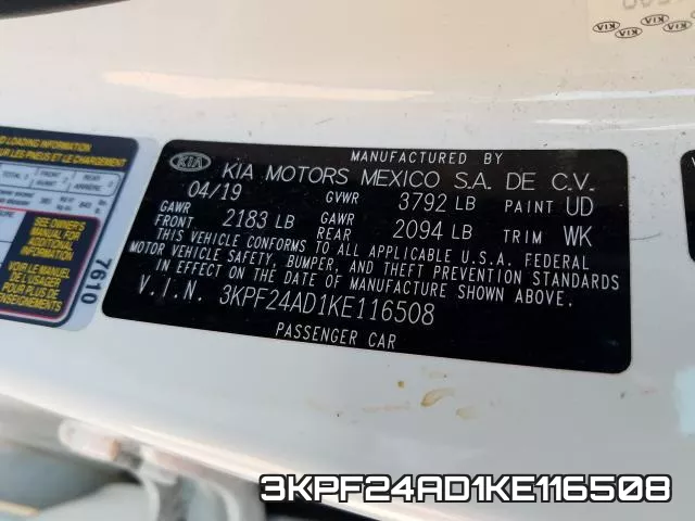 3KPF24AD1KE116508 фото 2