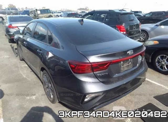 3KPF34AD4KE020482 фото 4