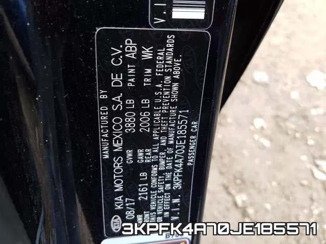 3KPFK4A70JE185571 фото 2