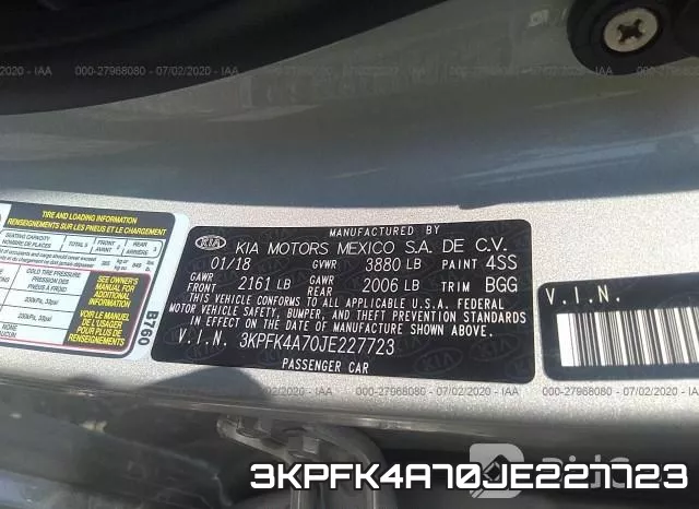 3KPFK4A70JE227723 фото 10