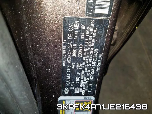 3KPFK4A71JE216438 фото 2