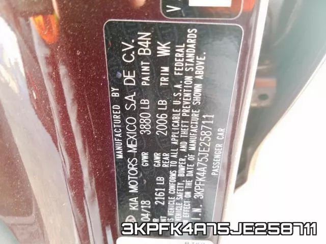 3KPFK4A75JE258711 фото 2