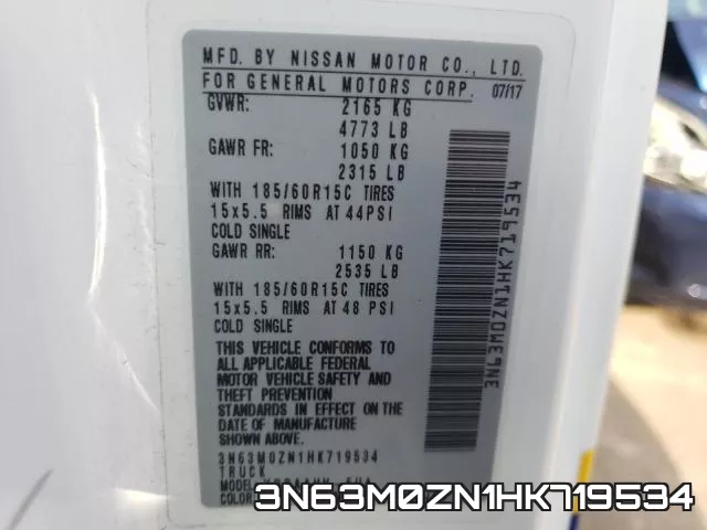 3N63M0ZN1HK719534 фото 2