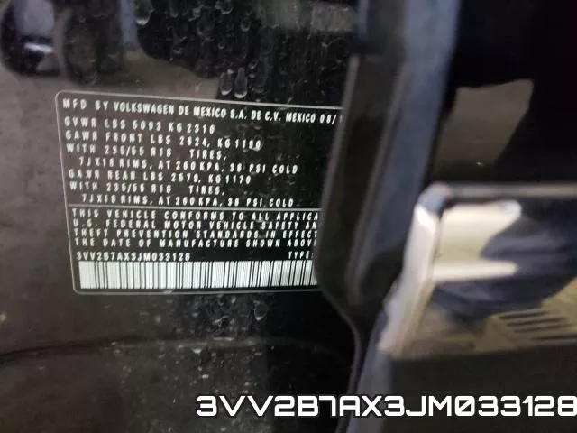 3VV2B7AX3JM033128 фото 2