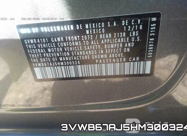 3VWB67AJ5HM300324 фото 10