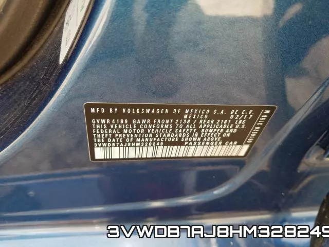 3VWDB7AJ8HM328249 фото 2