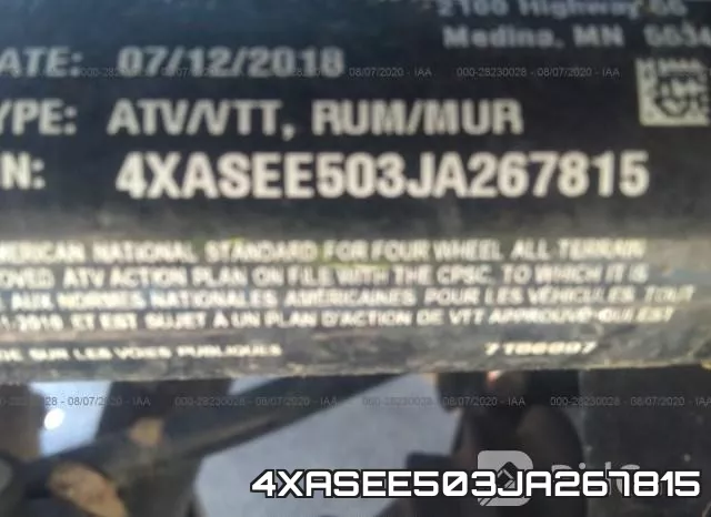 4XASEE503JA267815 фото 2