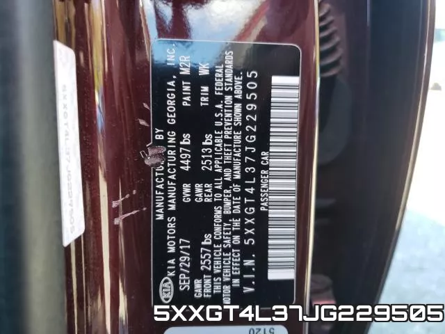 5XXGT4L37JG229505 фото 2