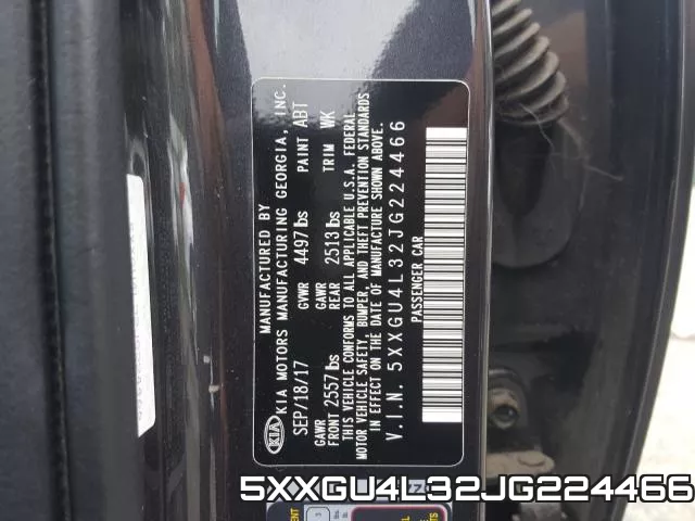 5XXGU4L32JG224466 фото 2