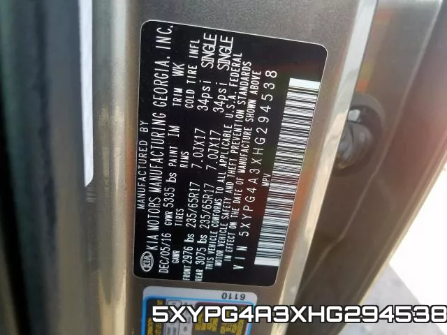 5XYPG4A3XHG294538 фото 2