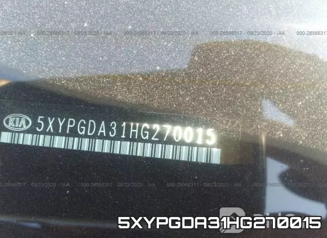5XYPGDA31HG270015 фото 10