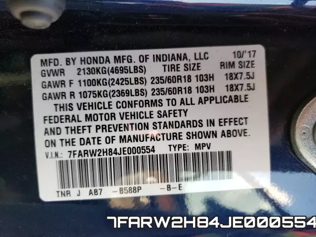7FARW2H84JE000554 фото 2