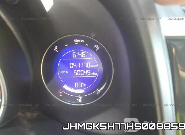 JHMGK5H77HS008859 фото 8