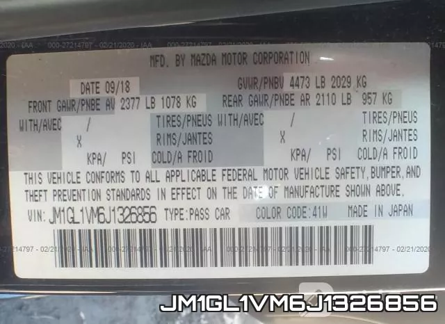 JM1GL1VM6J1326856 фото 10