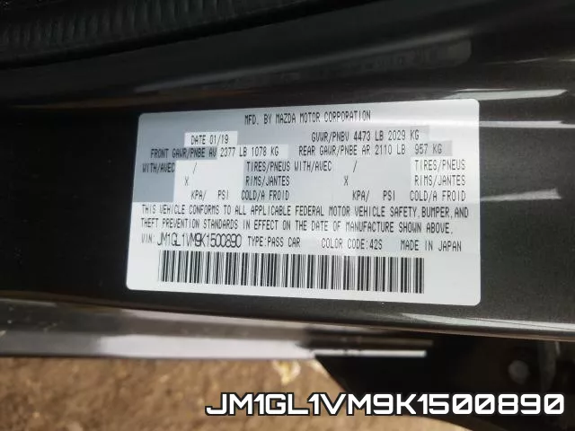 JM1GL1VM9K1500890 фото 2