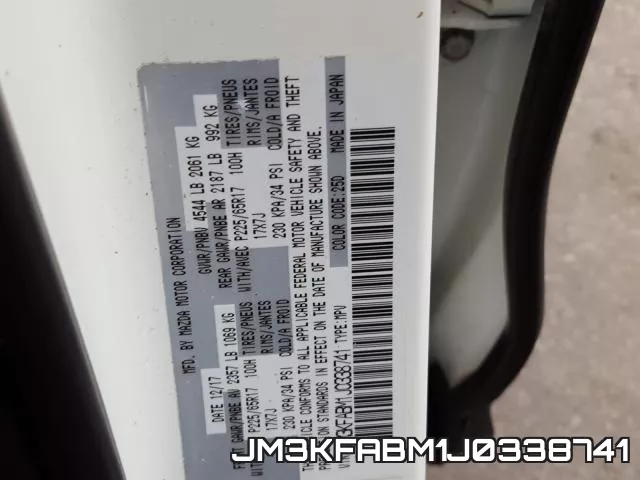 JM3KFABM1J0338741 фото 2