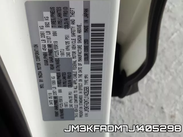 JM3KFADM7J1405298 фото 2