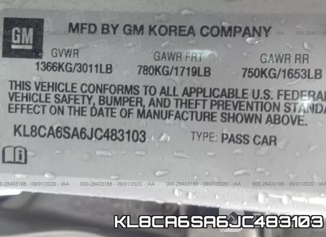 KL8CA6SA6JC483103 фото 10