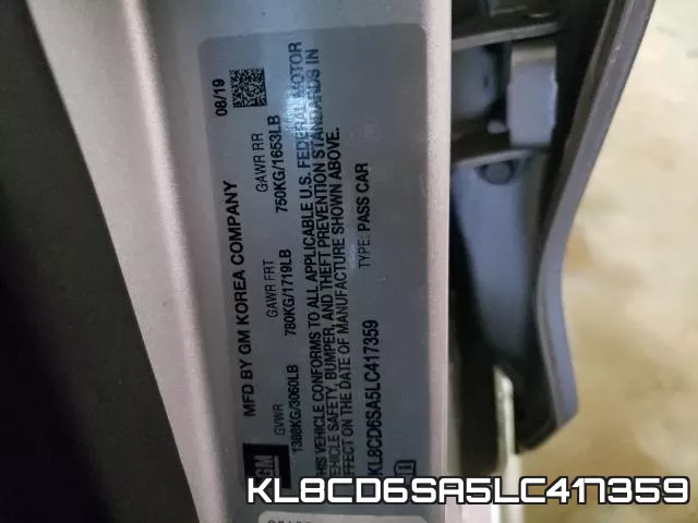 KL8CD6SA5LC417359 фото 2