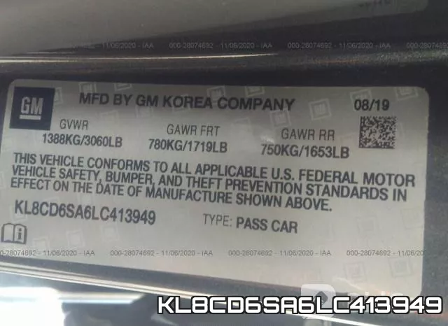 KL8CD6SA6LC413949 фото 10
