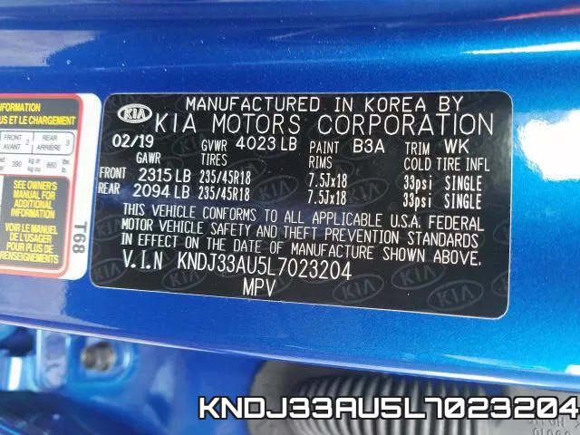 KNDJ33AU5L7023204 фото 2