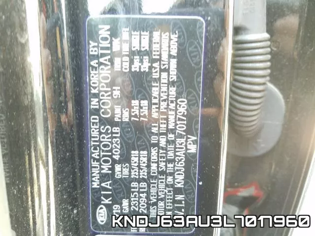KNDJ63AU3L7017960 фото 2