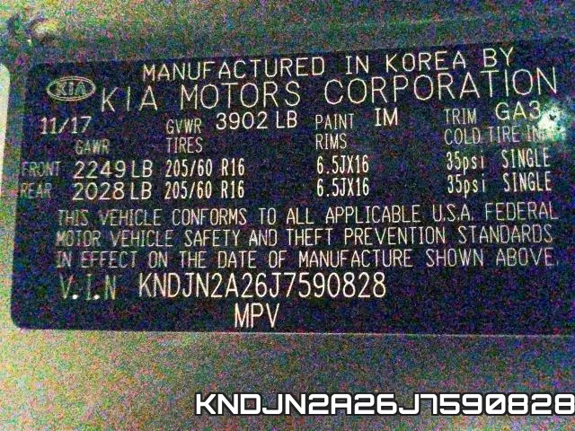 KNDJN2A26J7590828 фото 2