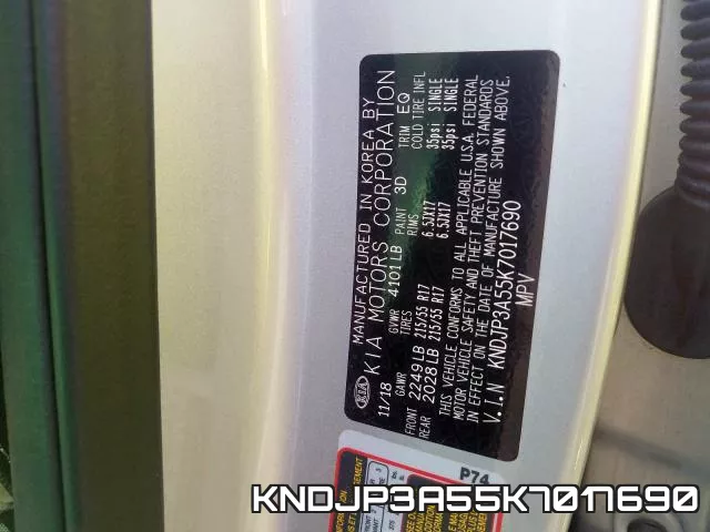 KNDJP3A55K7017690 фото 2