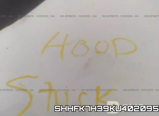 SHHFK7H39KU402095 фото 2