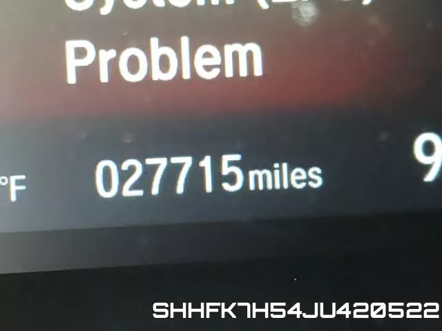 SHHFK7H54JU420522 фото 9