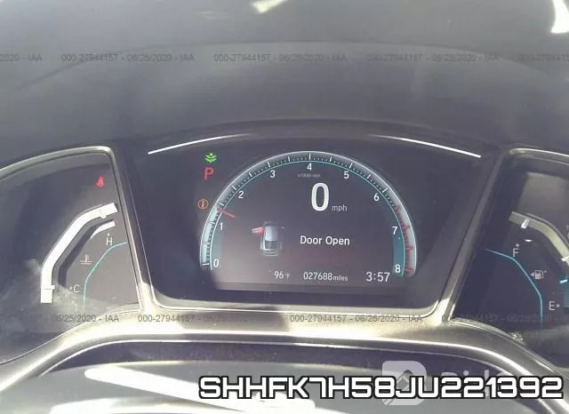 SHHFK7H58JU221392 фото 8