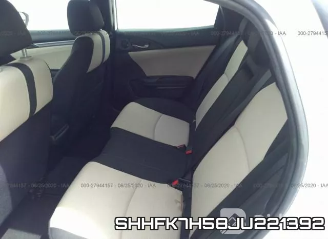 SHHFK7H58JU221392 фото 9