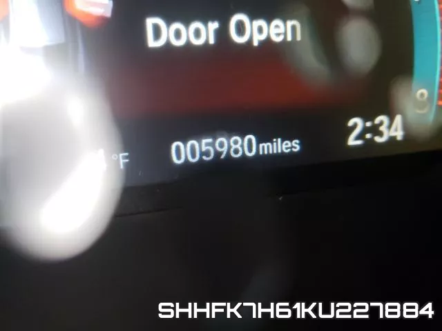 SHHFK7H61KU227884 фото 9