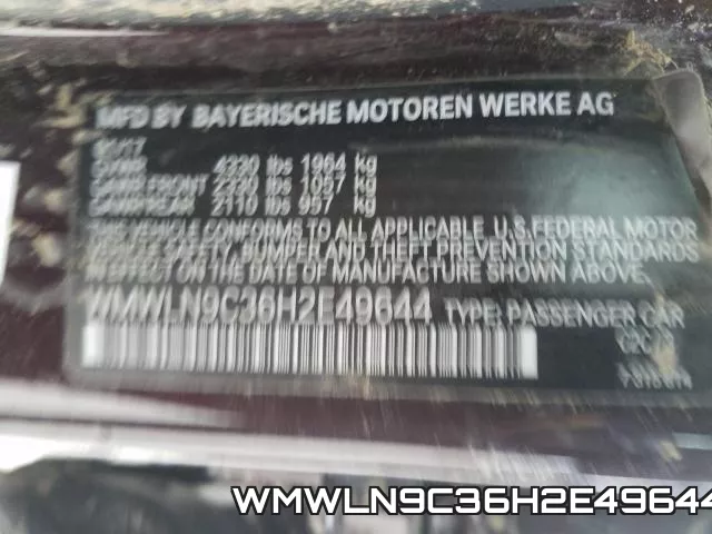 WMWLN9C36H2E49644 фото 2