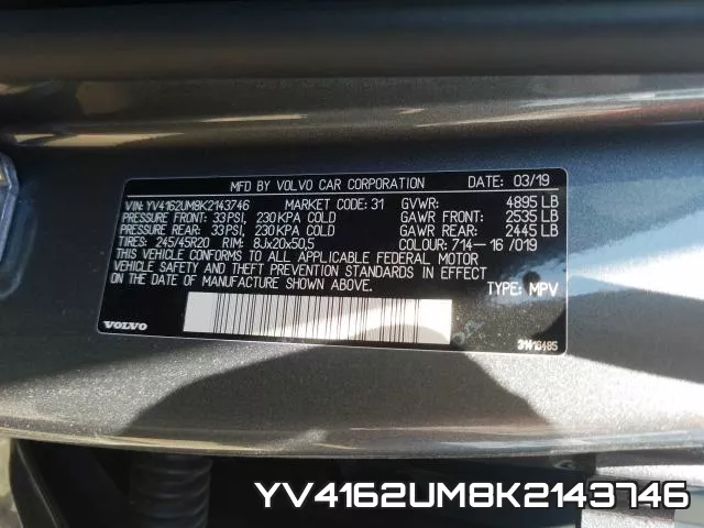 YV4162UM8K2143746 фото 2