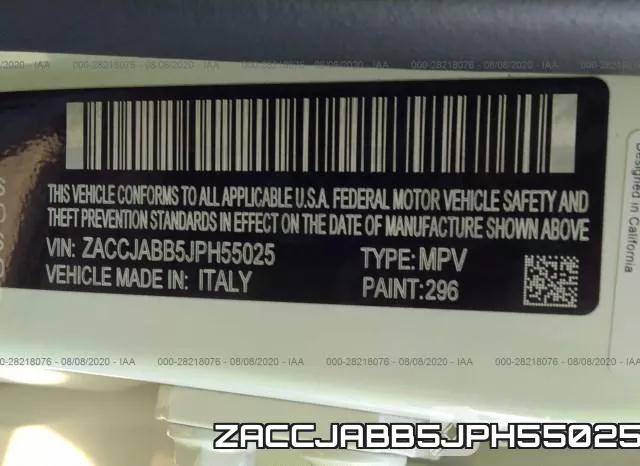 ZACCJABB5JPH55025 фото 10