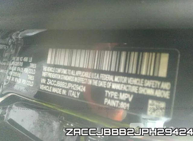 ZACCJBBB2JPH29424 фото 10