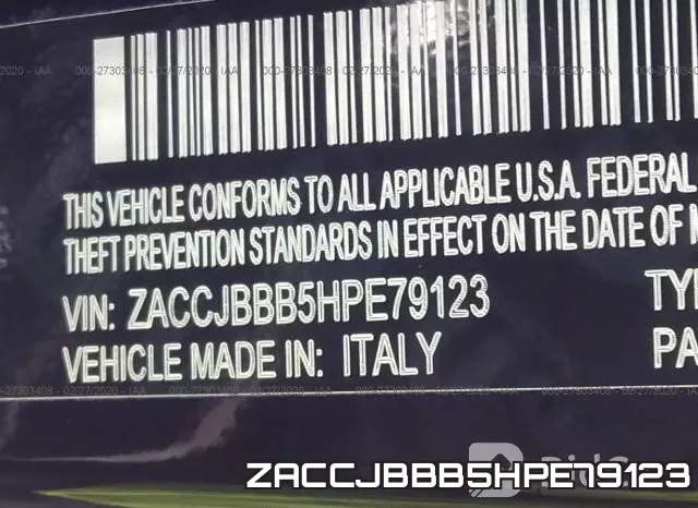 ZACCJBBB5HPE79123 фото 10