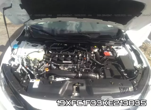 19XFC1F33KE213835 фото 2