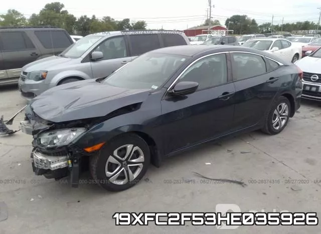 19XFC2F53HE035926 фото 3