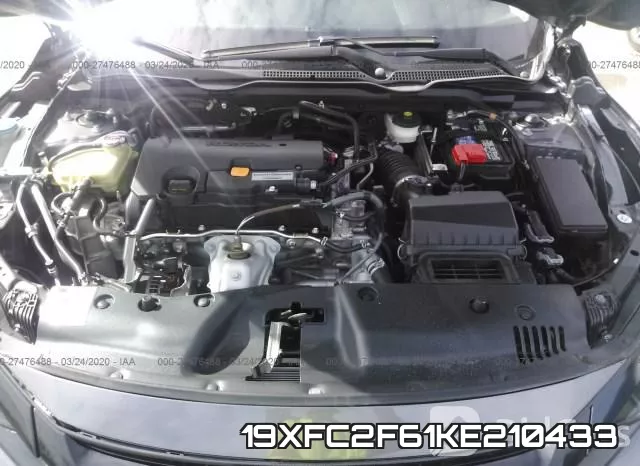 19XFC2F61KE210433 фото 2
