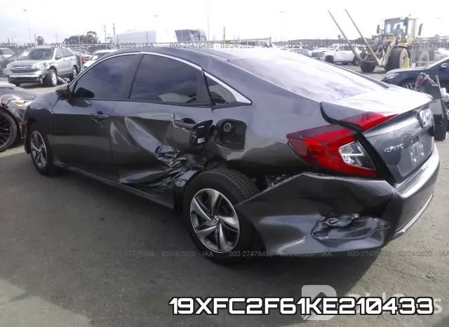 19XFC2F61KE210433 фото 4
