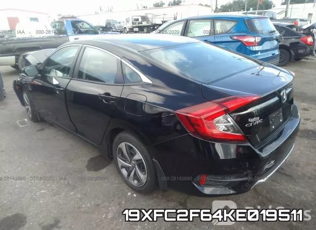 19XFC2F64KE019511 фото 4