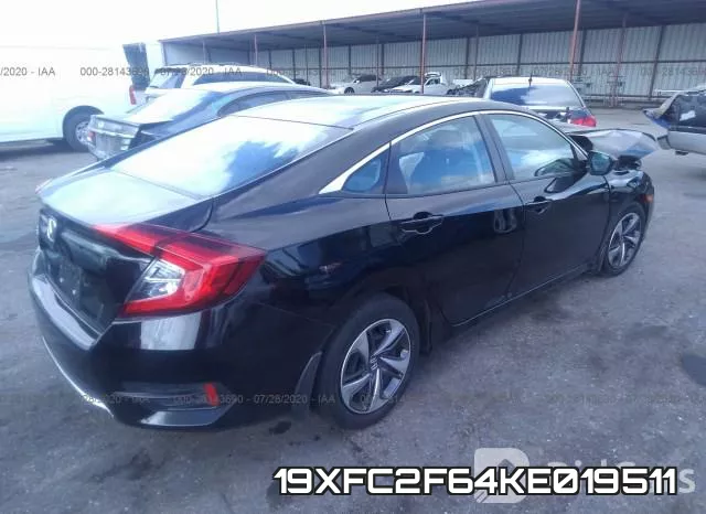 19XFC2F64KE019511 фото 5