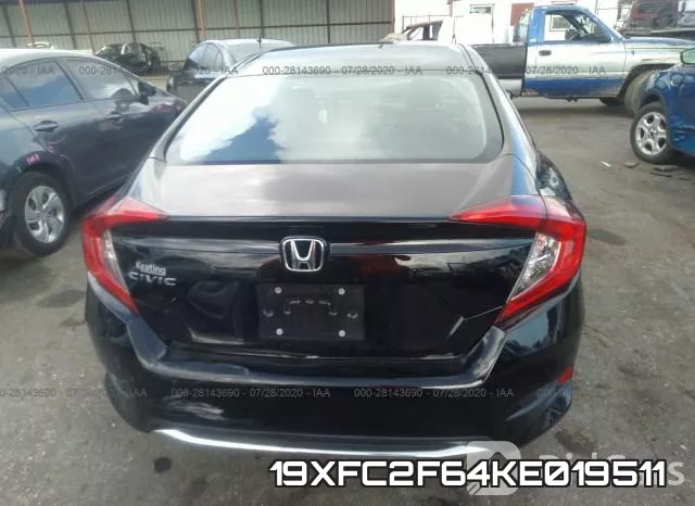 19XFC2F64KE019511 фото 7