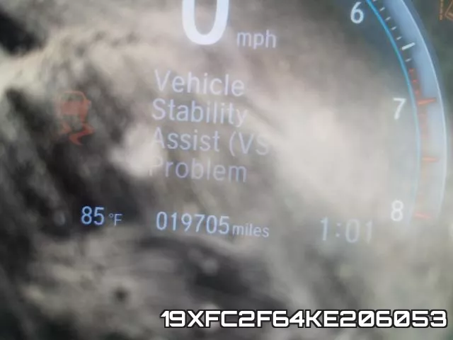 19XFC2F64KE206053 фото 9