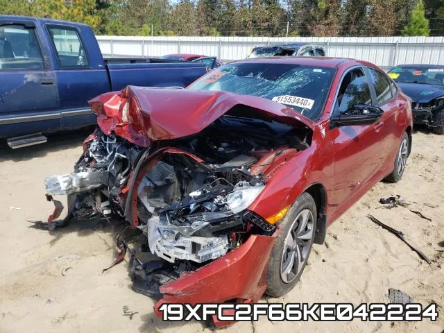 19XFC2F66KE042224 фото 3